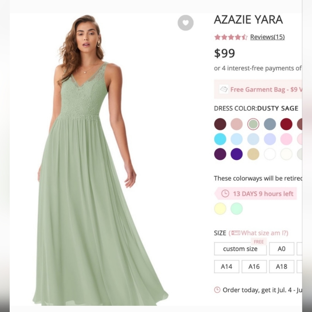 Sage Green Dress